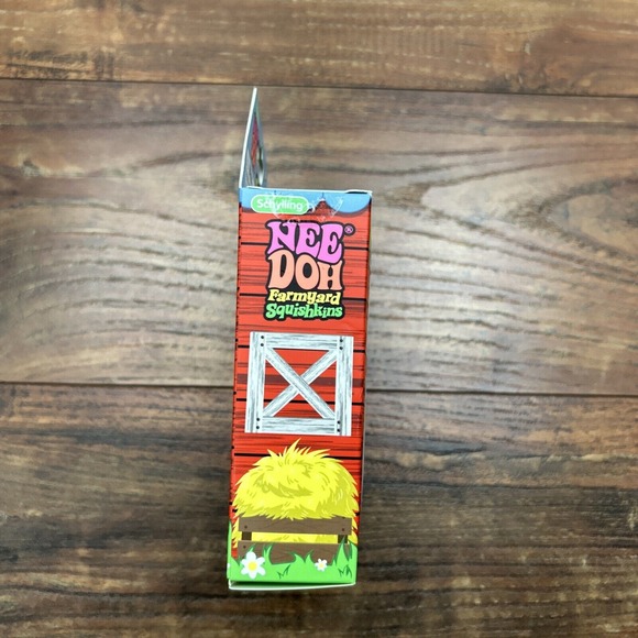 Nee Doh Farmyard Squishkins Animals Pig, Cow, Chicken, Horse NeeDoh 4 Pieces NEW - Picture 6 of 10